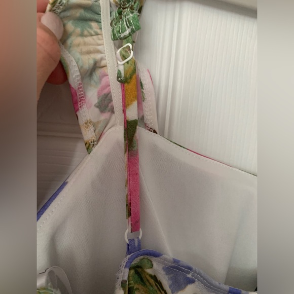 Lulu's Floral Ruched Mini Dress - Picture 8 of 8